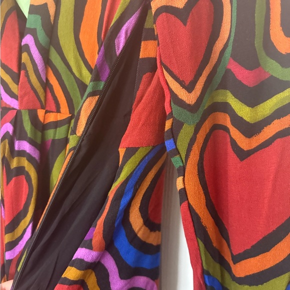 FARM Rio Multicolor Heart Long Sleeve Dress - Picture 8 of 8